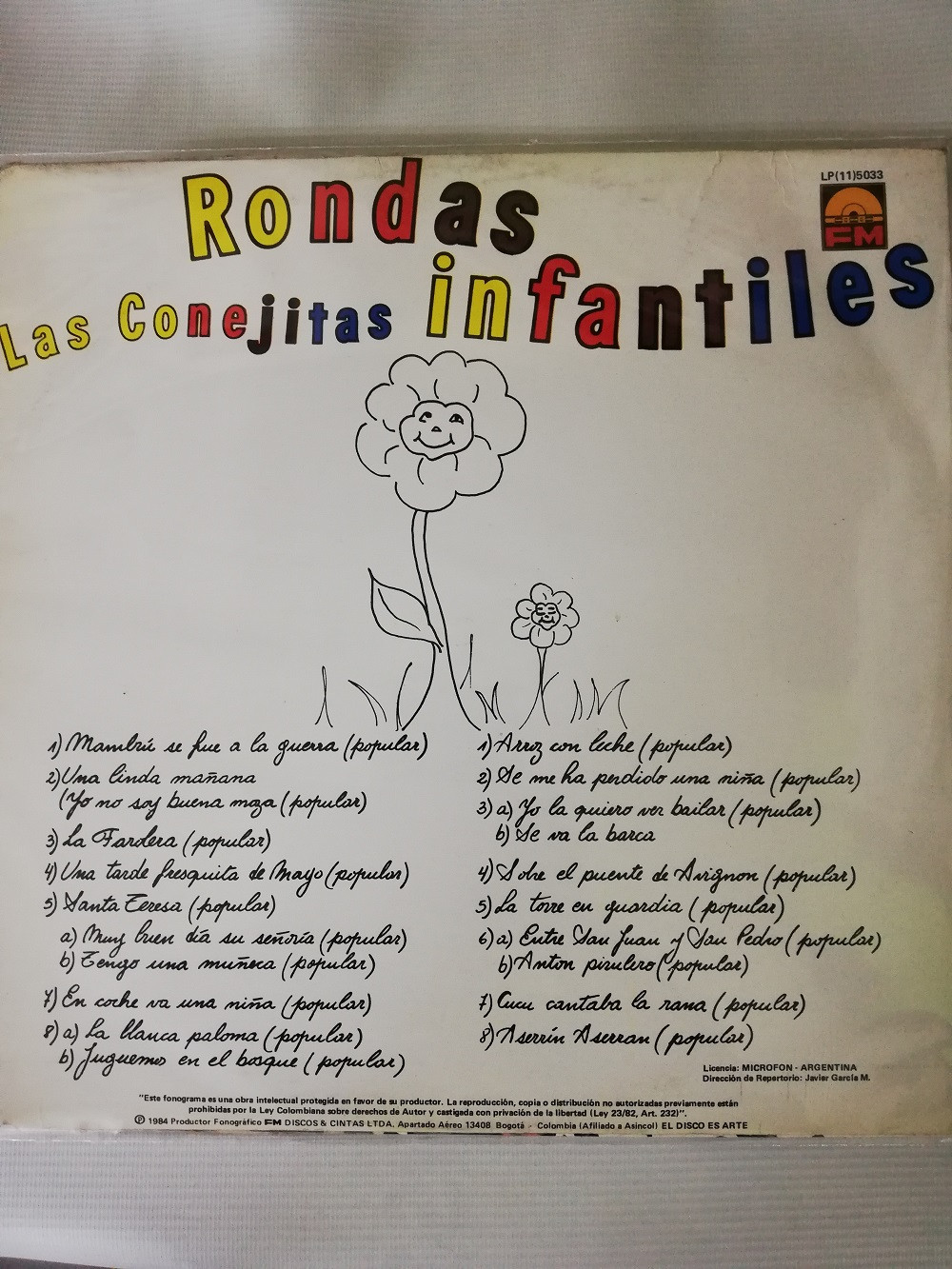 Imagen LP RONDAS INFANTILES CON LAS CONEJITAS 2