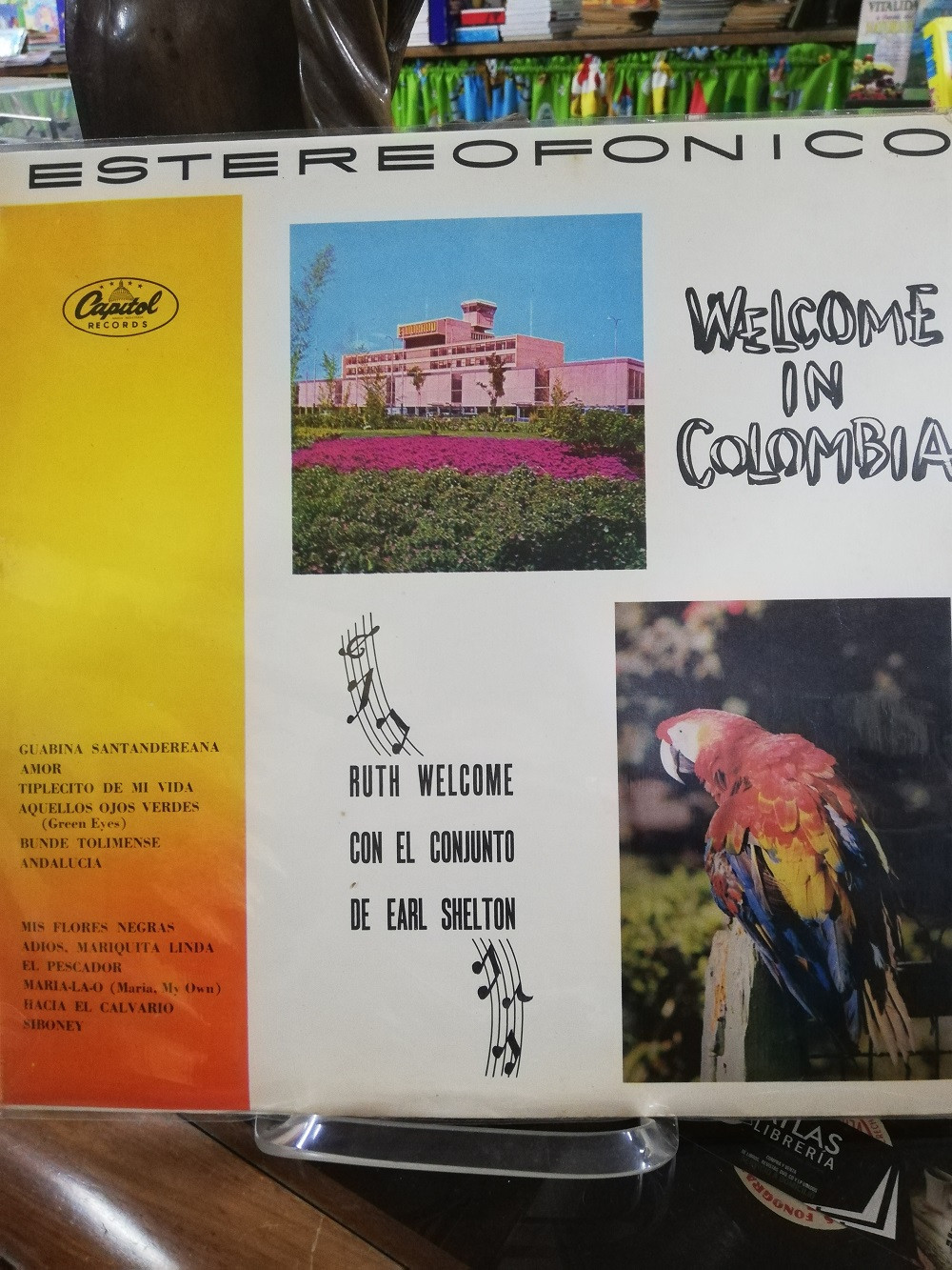 Imagen LP RUTH WELCOME CON EL CONJUNTO DE EARL SHELTON - WELCOME IN COLOMBIA 1