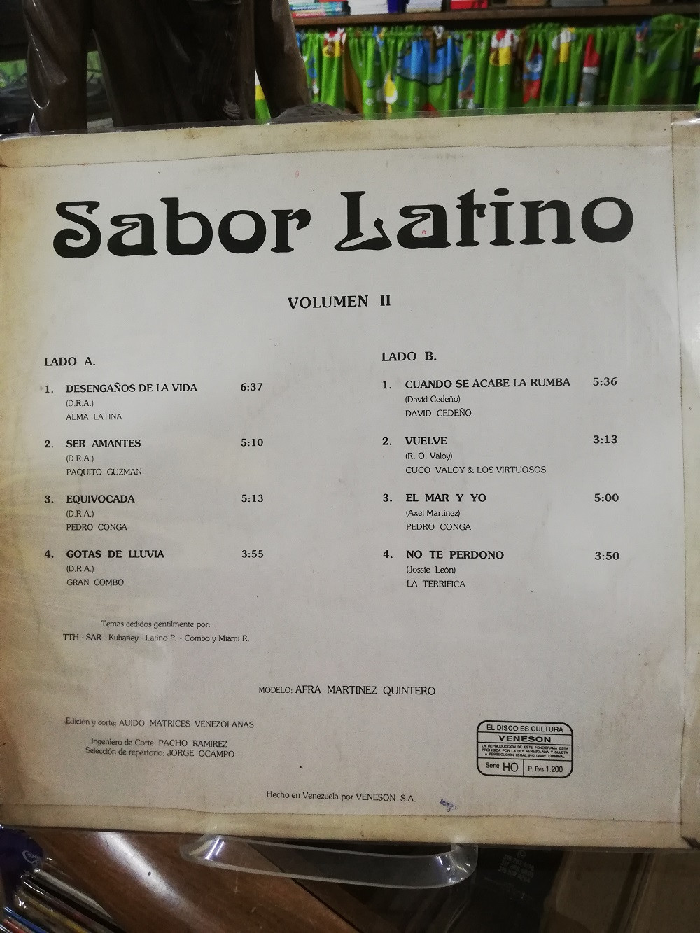 Imagen LP SABOR LATINO - SABOR LATINO 2