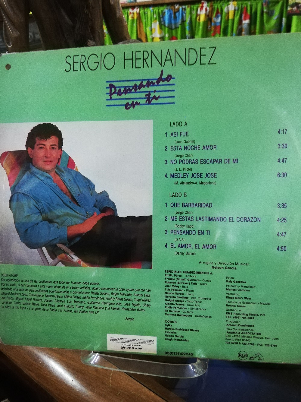 Imagen LP SERGIO HERNANDEZ - PENSANDO EN TI 2