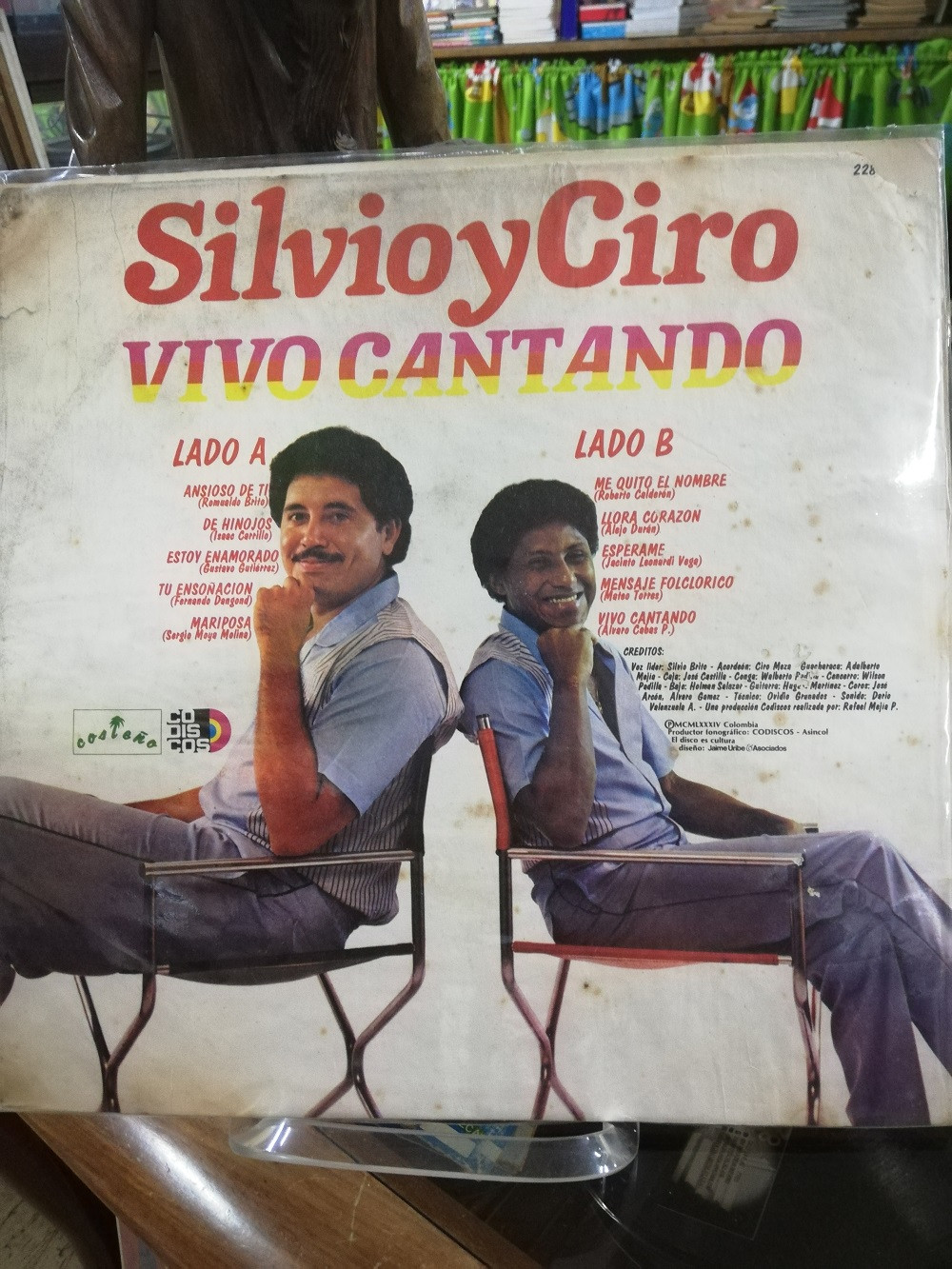 Imagen LP SILVIO BRITO Y CIRO MEZA - VIVO CANTANDO 2