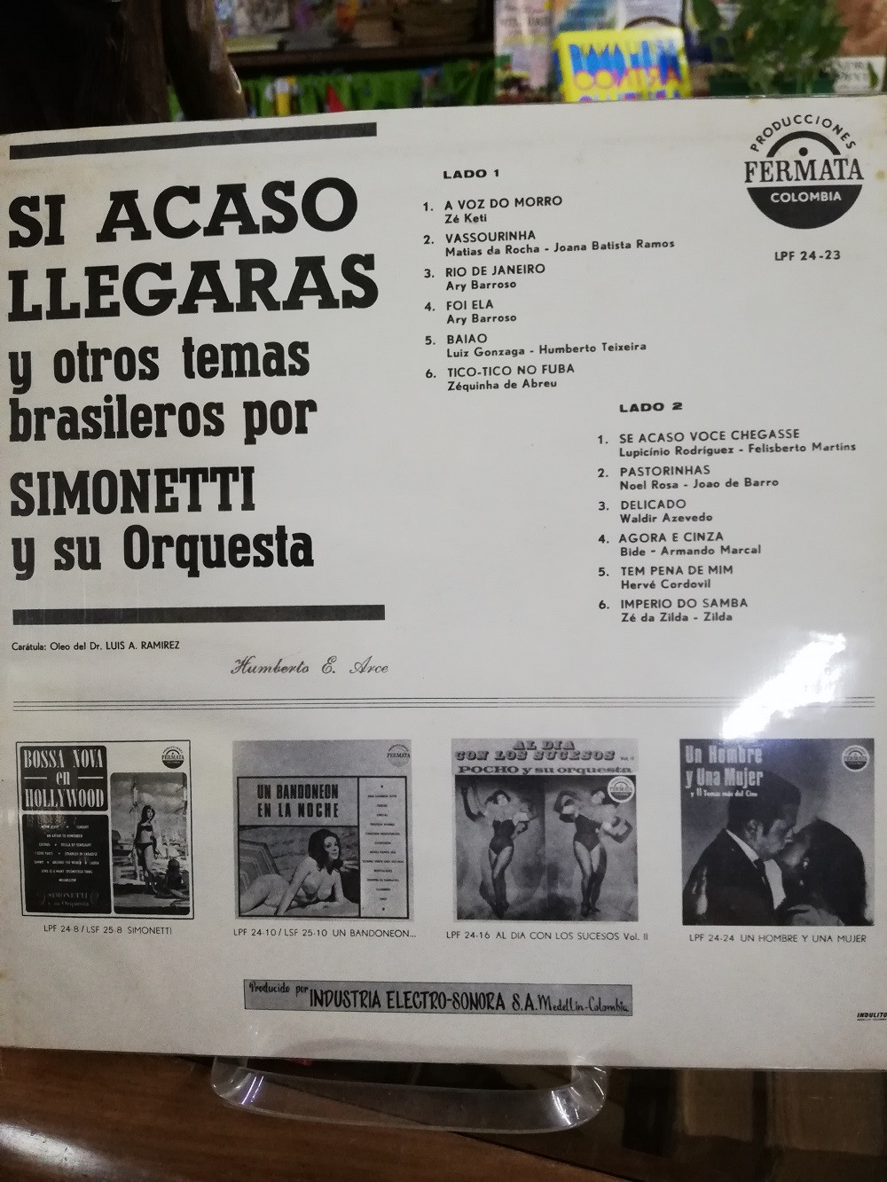 Imagen LP SIMONETTI Y SU ORQUESTA - SI ACASO LLEGARAS Y OTROS TEMAS BRASILEROS 2
