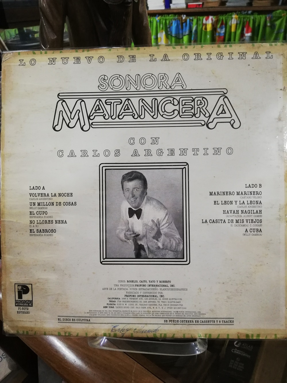 Imagen LP SONORA MATANCERA - LO NUEVO DE LA SONORA MATANCERA CON CARLOS ARGENTINO 2