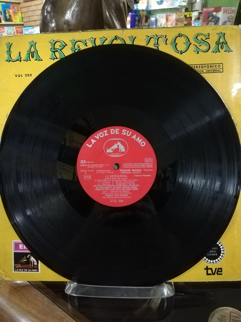 Imagen LP TEATRO LÍRICO ESPAÑOL - LA REVOLTOSA 4