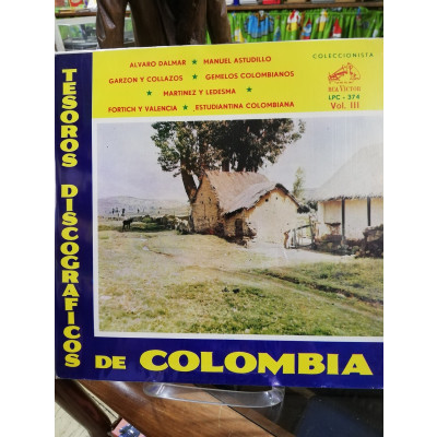 ImagenLP TESOROS DISCOGRÁFICOS DE COLOMBIA - TESOROS DISCOGRÁFICOS DE COLOMBIA VOL.III