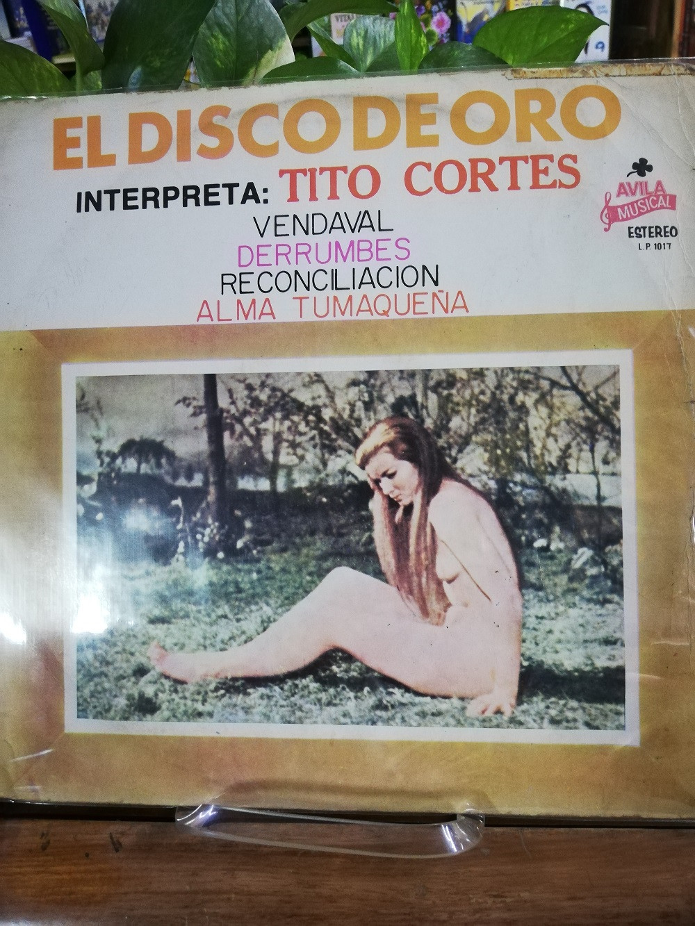 Lp Tito Cortes El Disco De Oro Lp1017 Libreria Atlas