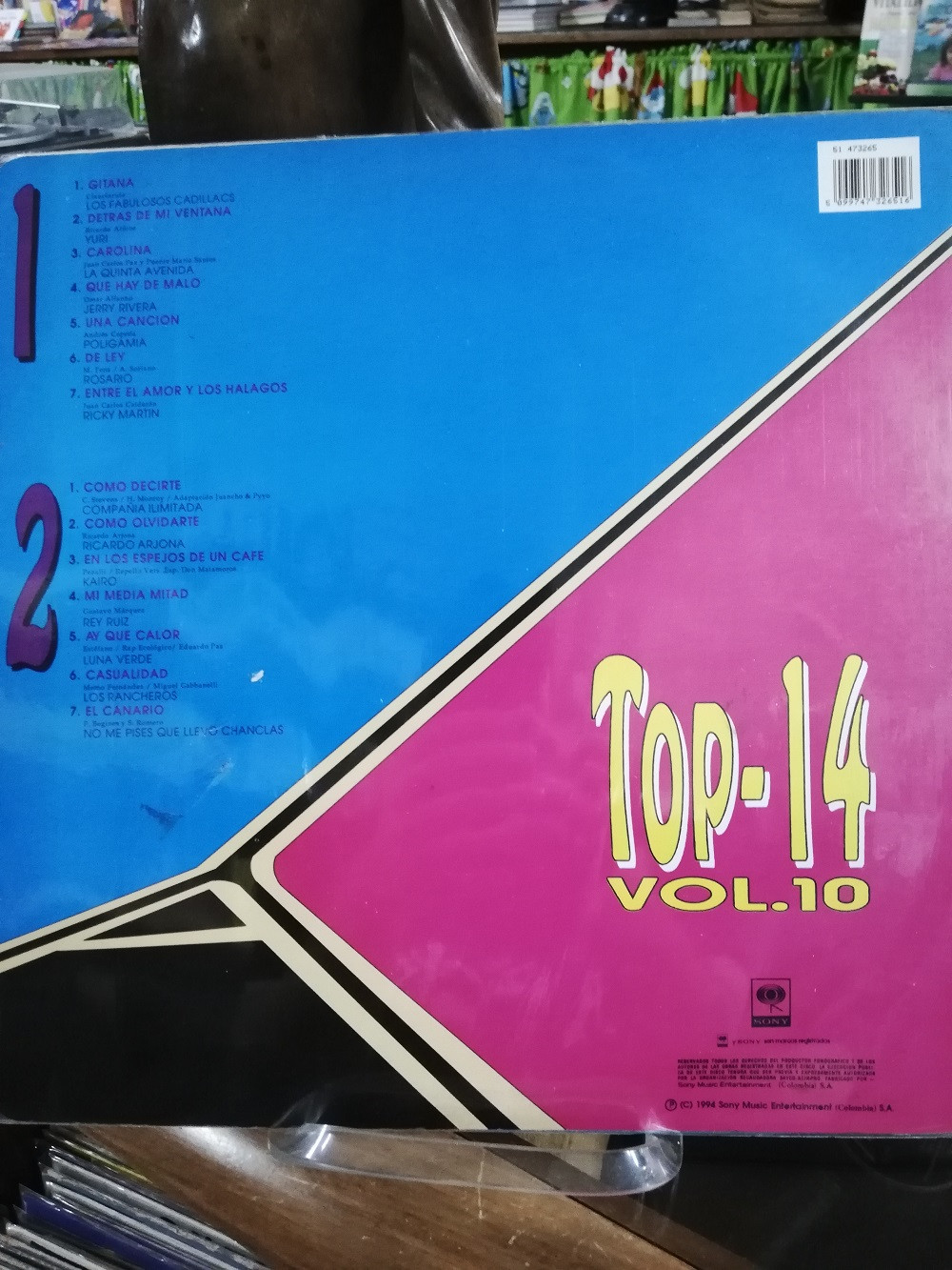 Imagen LP TOP 14 - TOP 14 VOL. 10 2