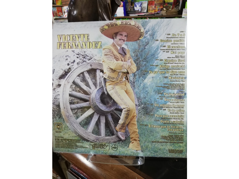 Lp Vicente Fernandez Nuevos Exitos Con El Idolo De Mexico Dcs