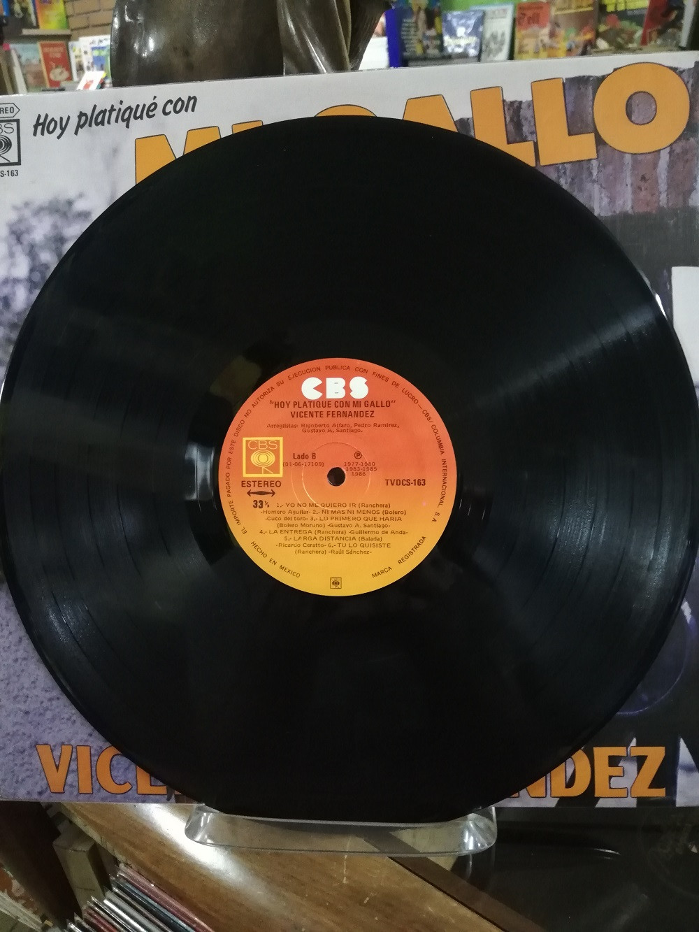 Imagen LP VICENTE FERNANDEZ - HOY PLATIQUÉ CON MI GALLO 5