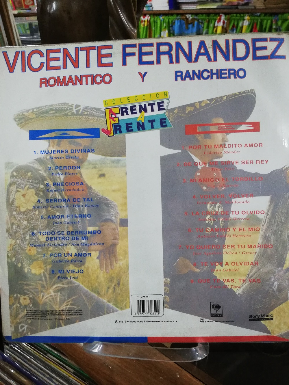 Imagen LP VICENTE FERNANDEZ - ROMÁNTICO Y RANCHERO 2
