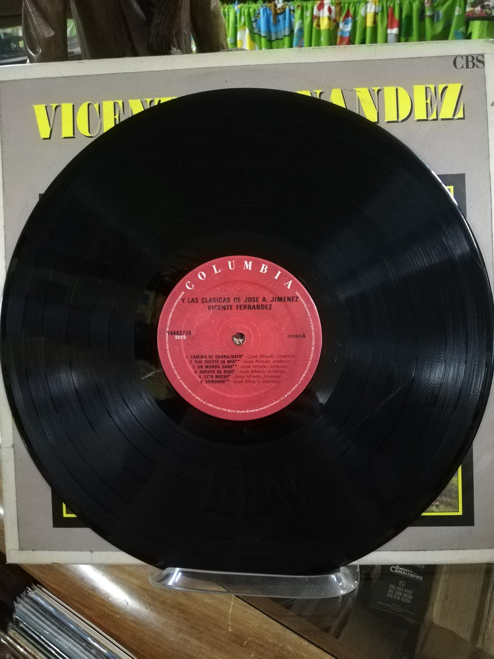 Imagen LP VICENTE FERNANDEZ - Y LAS CLÁSICAS DE JOSÉ ALFREDO JIMENEZ 3