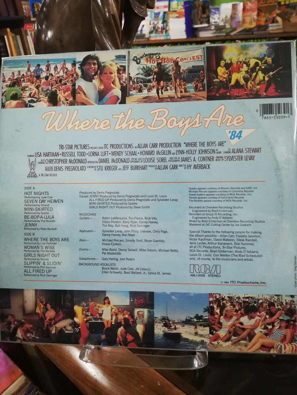 Imagen LP WHERE THE BOYS ARE - MUSIC FROM THE MOTION PICTURE SOUNDTRACK 2