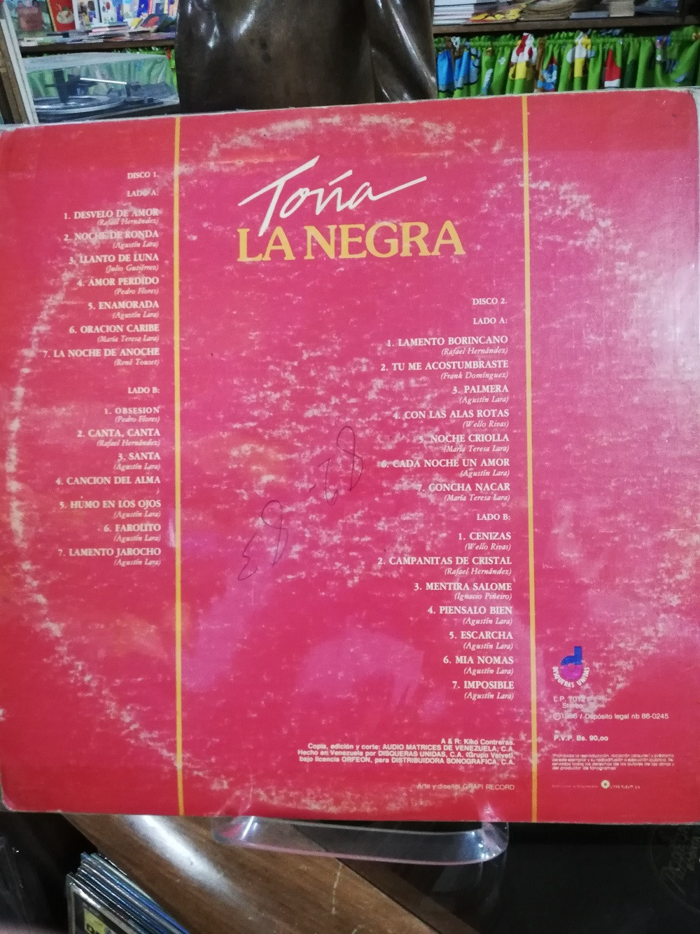 Imagen LP X 2 TOÑA LA NEGRA - JOYAS MUSICALES 2