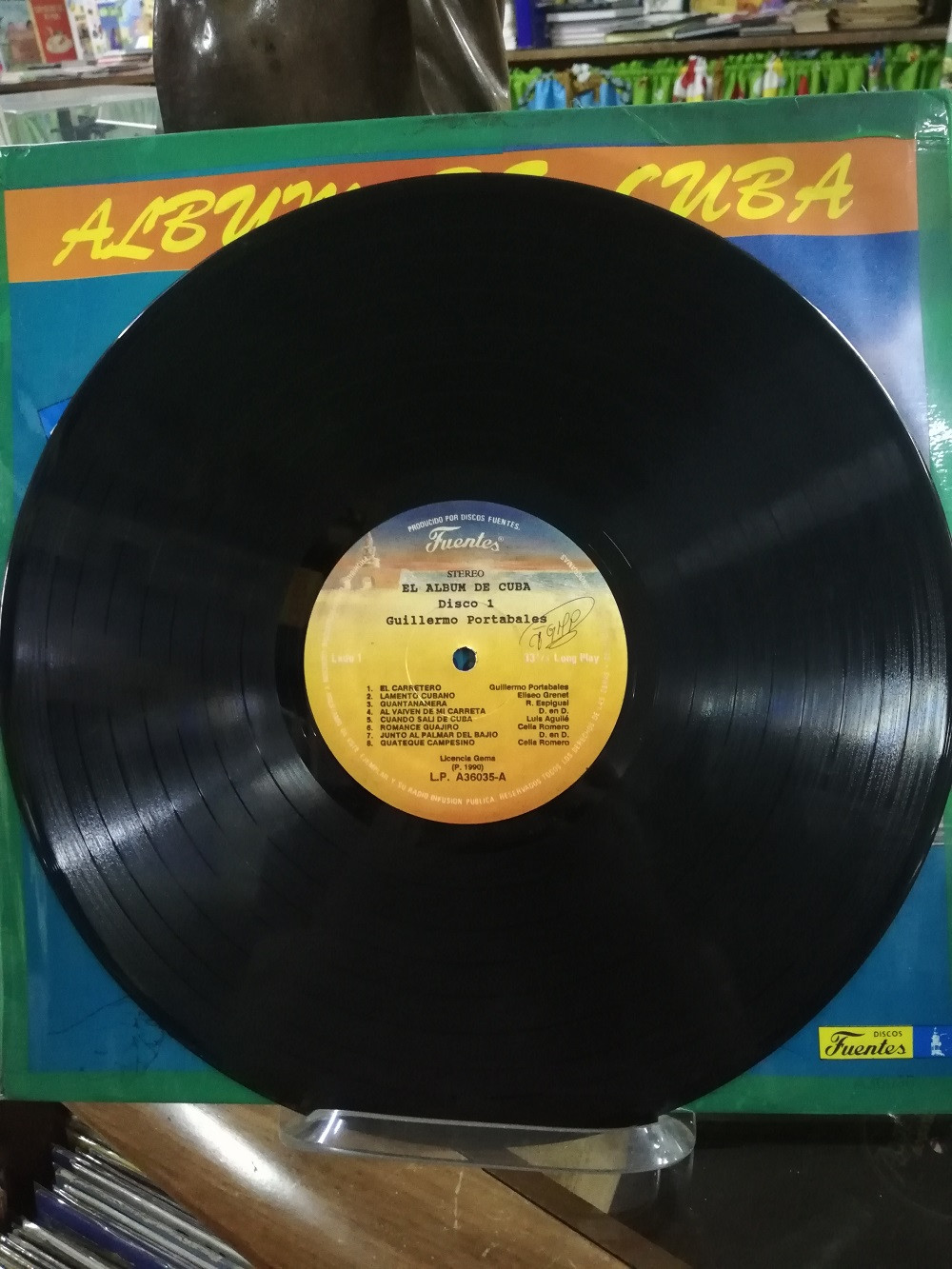 Imagen LP X 3 ALBUM DE CUBA - GUILLERMO PORTABALES/CELINA Y REUTILIO/GUARACHEROS DE ORIENTE 3