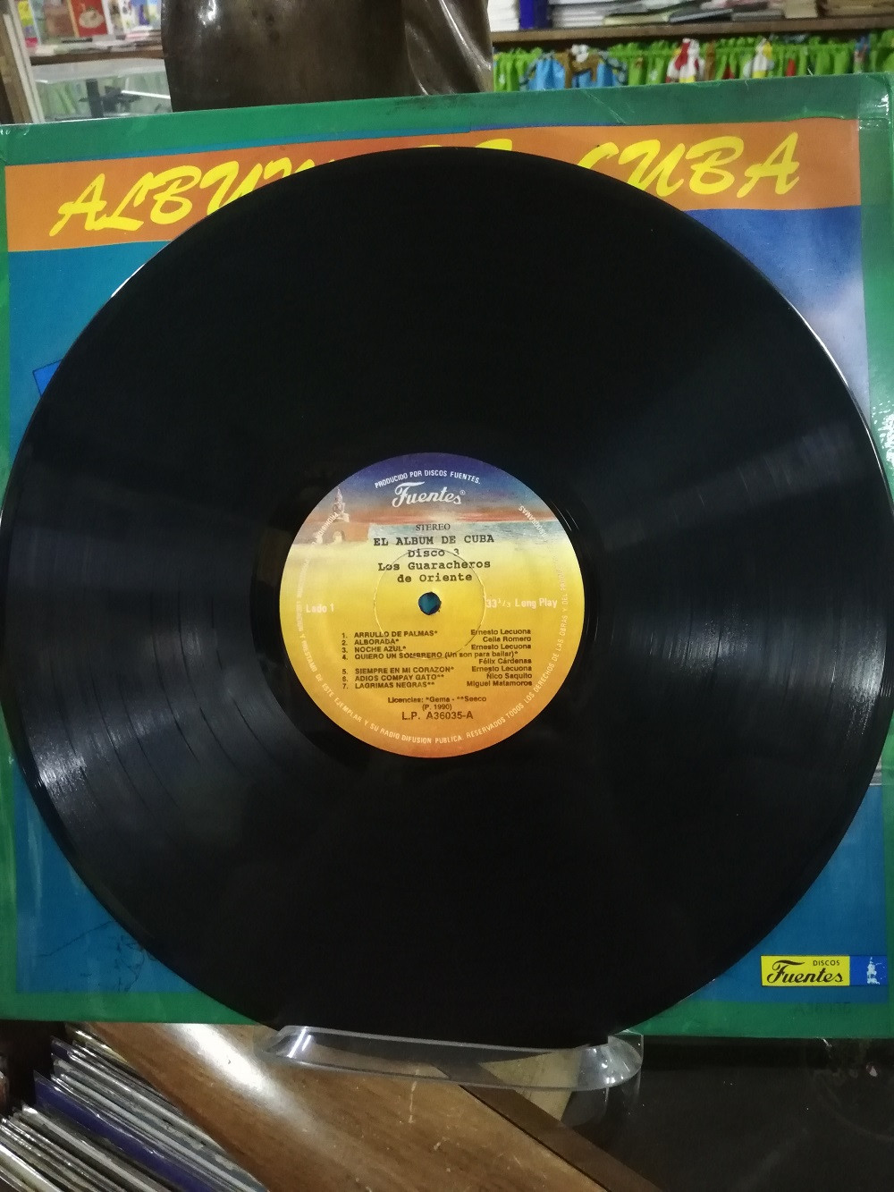 Imagen LP X 3 ALBUM DE CUBA - GUILLERMO PORTABALES/CELINA Y REUTILIO/GUARACHEROS DE ORIENTE 7