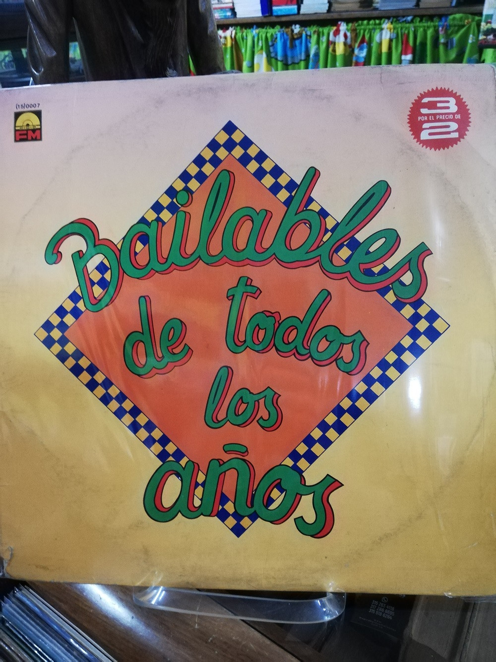 Imagen LP X 3 BAILABLES DE TODOS LOS AÑOS - VARIOS INTERPRETES