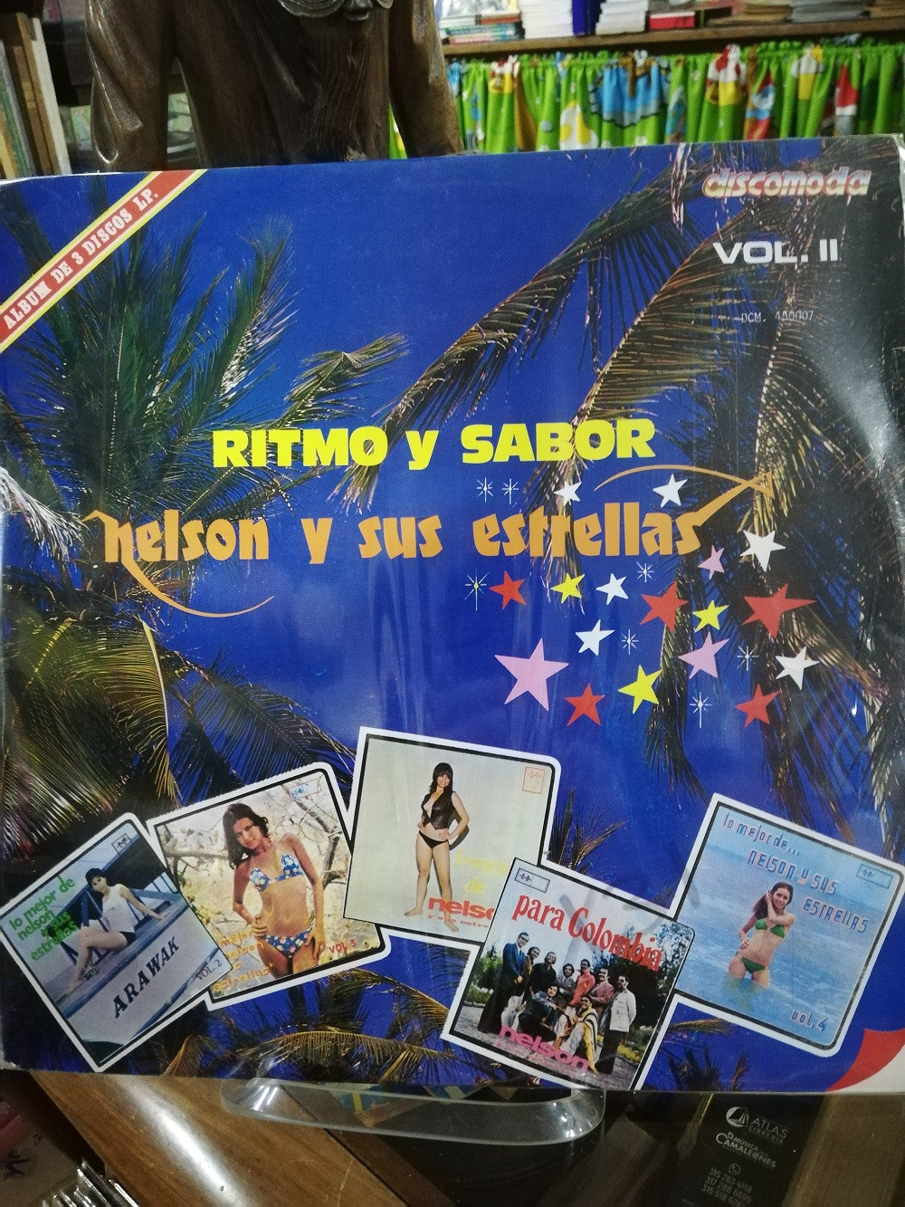 Imagen LP X 3 NELSON Y SUS ESTRELLAS - RITMO Y SABOR VOL. 2