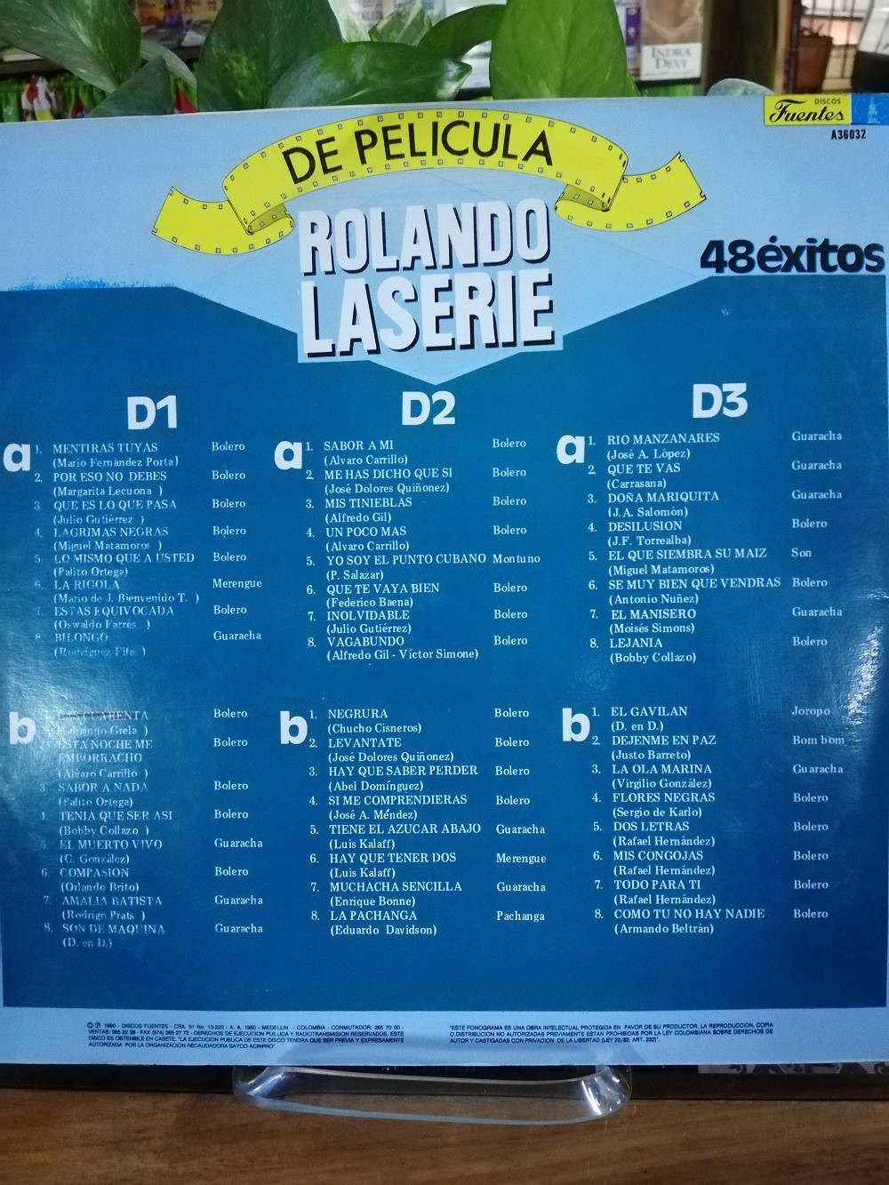 Imagen LP X 3 ROLANDO LA SERIE - DE PELICULA, 48 EXITOS 2