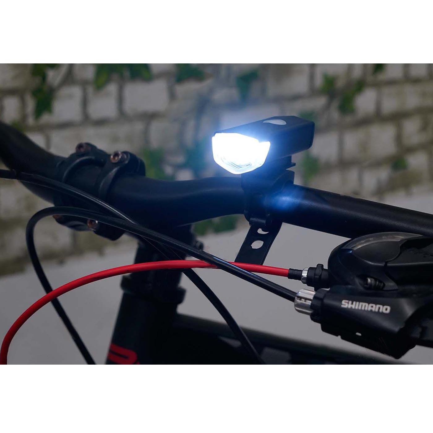 Imagen Luz LED Delantera Recargable USB Para Bicicleta 4