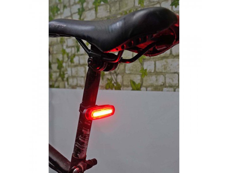 Luz trasera bicicleta LED USB recargable - Mercantil Eléctrico