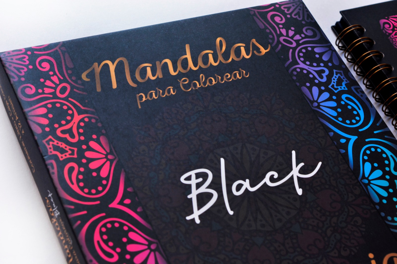 Imagen Mandalas para colorear BLACK 4