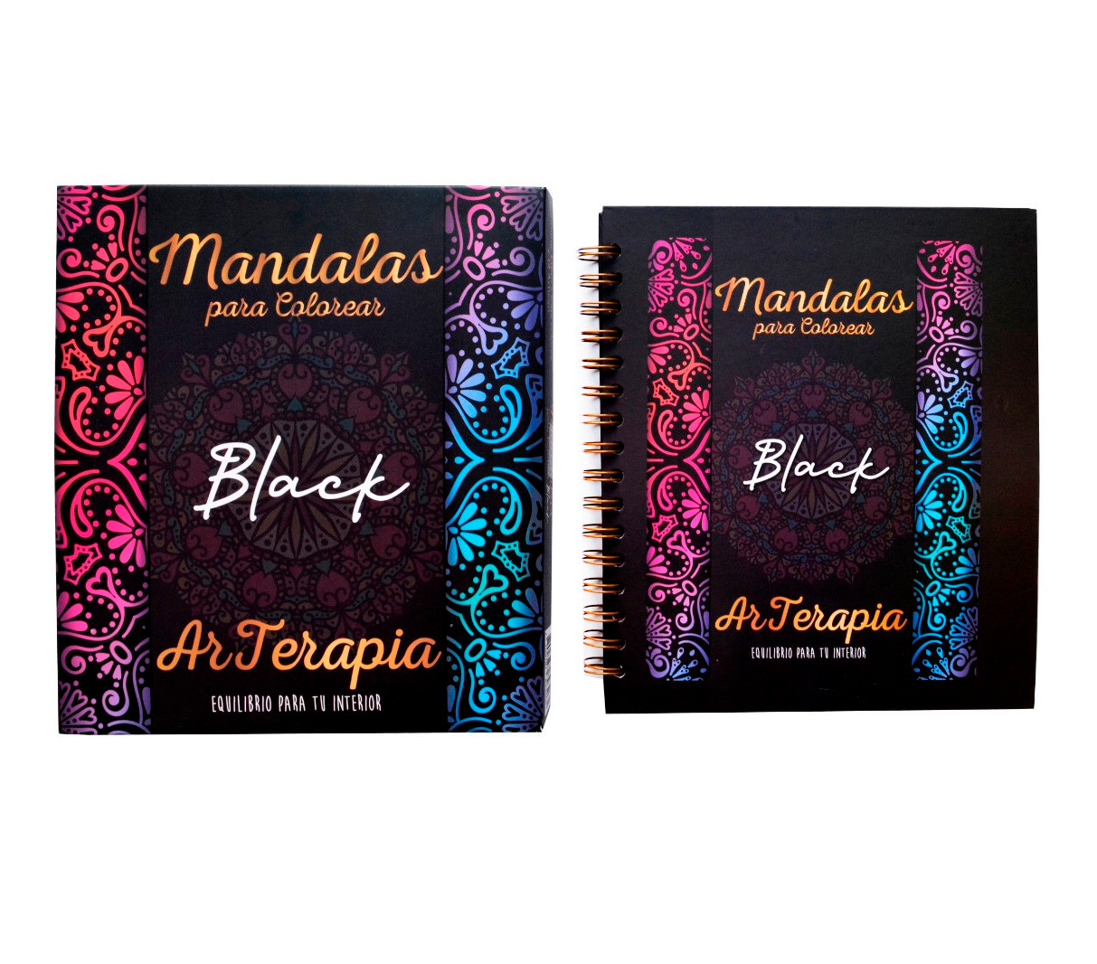 Imagen Mandalas para colorear BLACK 1