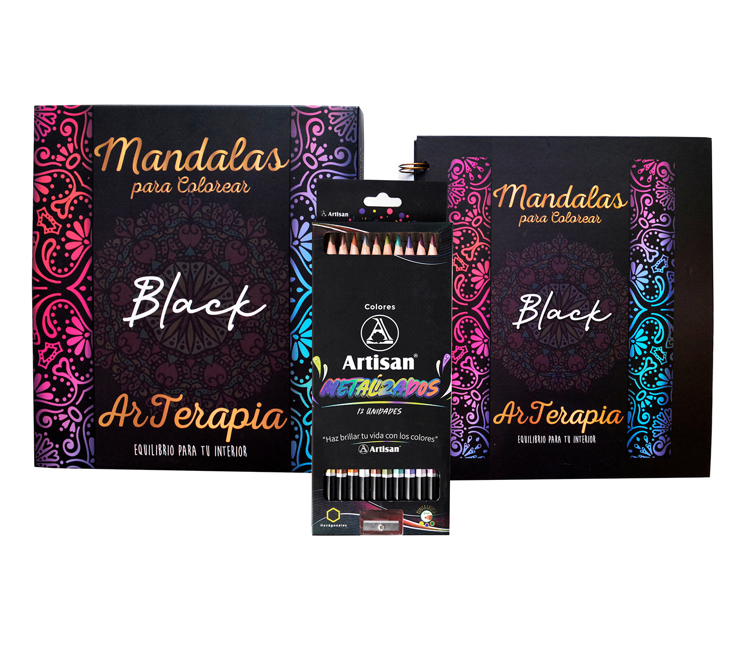 Imagen Mandalas para colorear BLACK 9