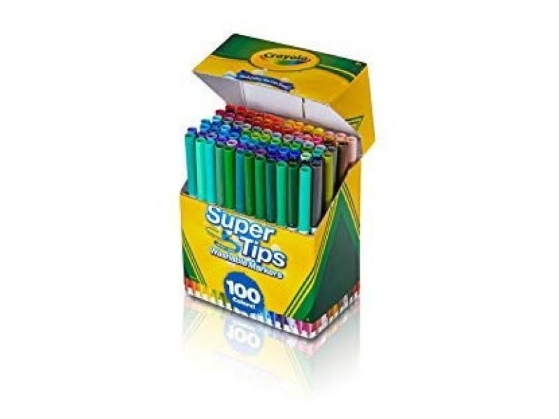 Crayola SuperTips 100. Llena - Papelería y Soluciones BG