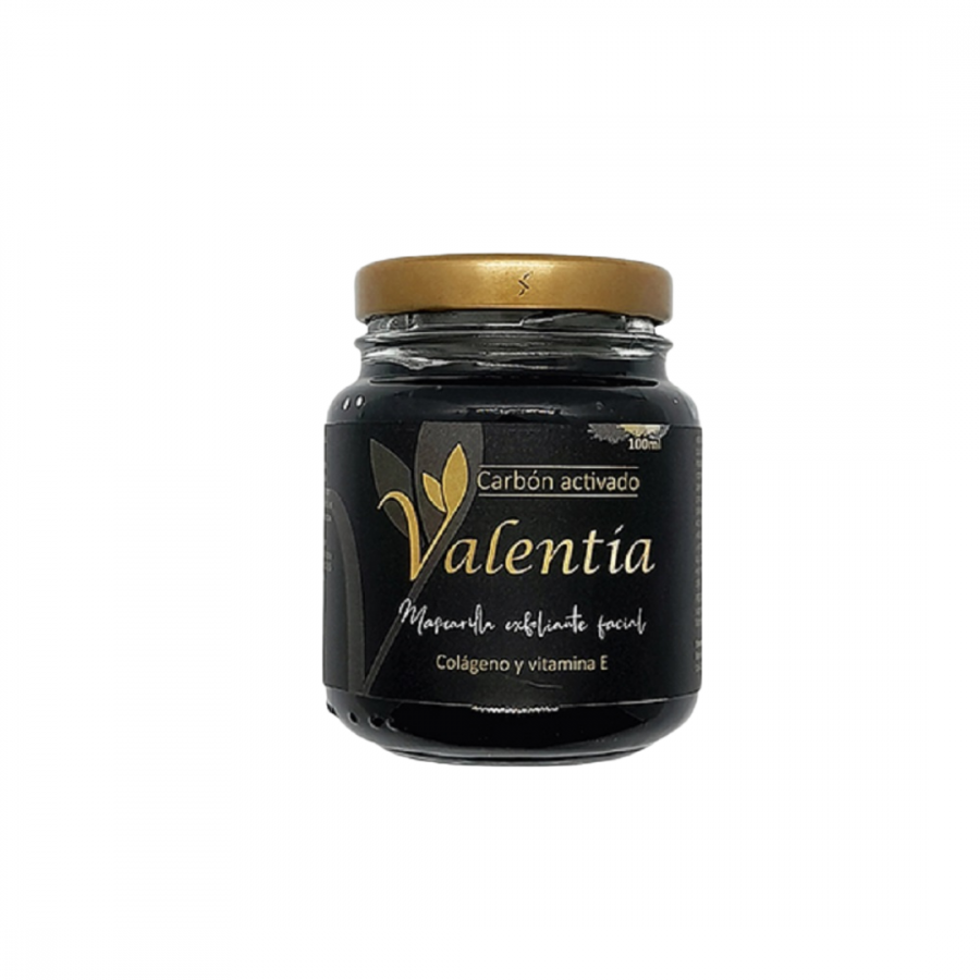 ImagenMascarilla Exfoliante Carbón Activado + Colágeno + Vitamina E - Valentía.
