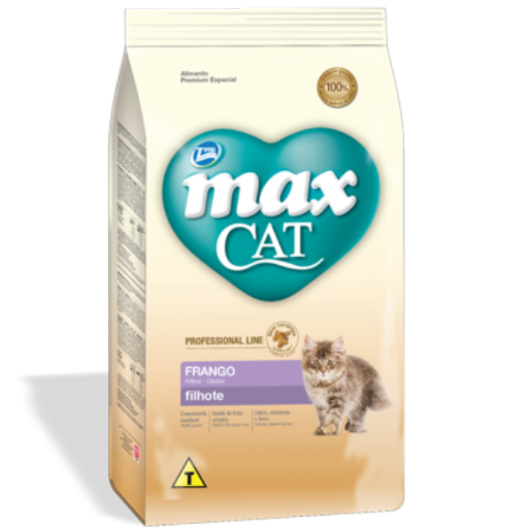 Imagen Max Cat Professional Line Gatito Pollo 1kg 1