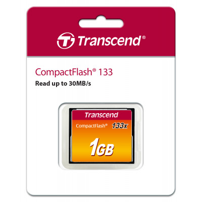 ImagenMemoria Compact Flash 1GB 133x Transcend