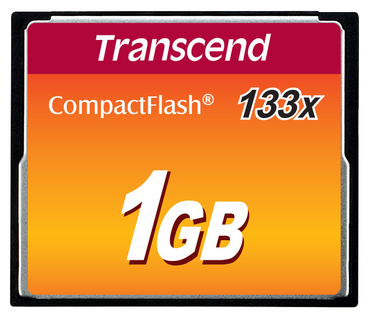 Imagen Memoria Compact Flash 1GB 133x Transcend 3