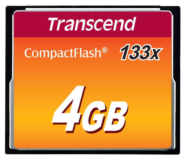 Imagen Memoria Compact Flash 4GB 133x Transcend 3
