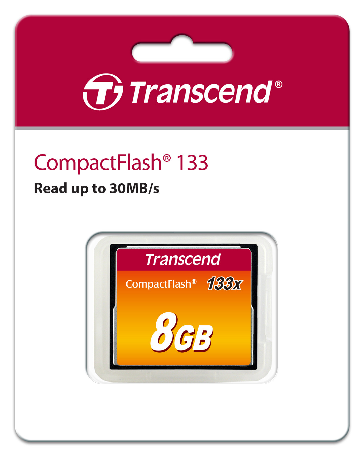 Imagen Memoria Compact Flash 8GB 133x Transcend 2