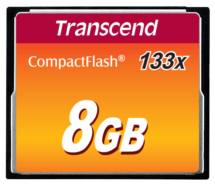 Imagen Memoria Compact Flash 8GB 133x Transcend 3