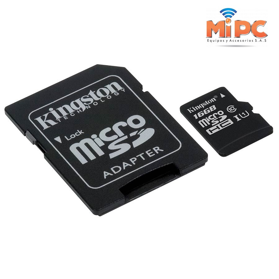 Imagen Memoria Micro SDHC 16Gb Kingston Class10 2