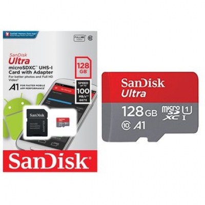ImagenMemoria  Micro SDXC UHS-I 128GB Sandisk