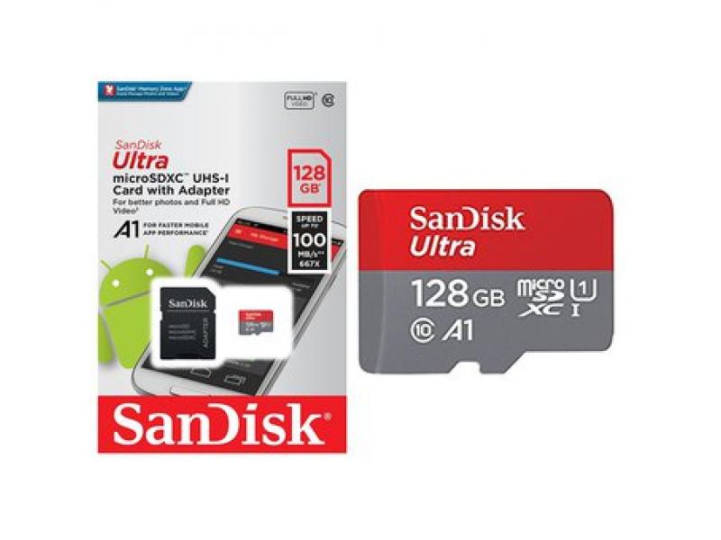 Memoria Micro SDXC UHS-I 128GB Sandisk: 4214019 MI PC EQUIPOS Y ACCESORIOS  S.A.S