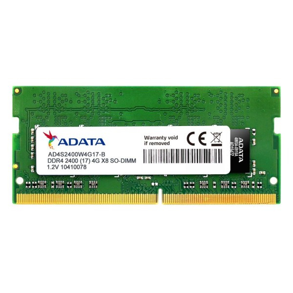 Imagen Memoria Ram Adata DDR4 4GB Portatil