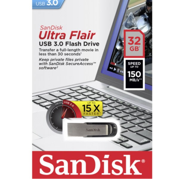 Imagen Memoria Sandisk ULTRA FLAIR 32GB 2