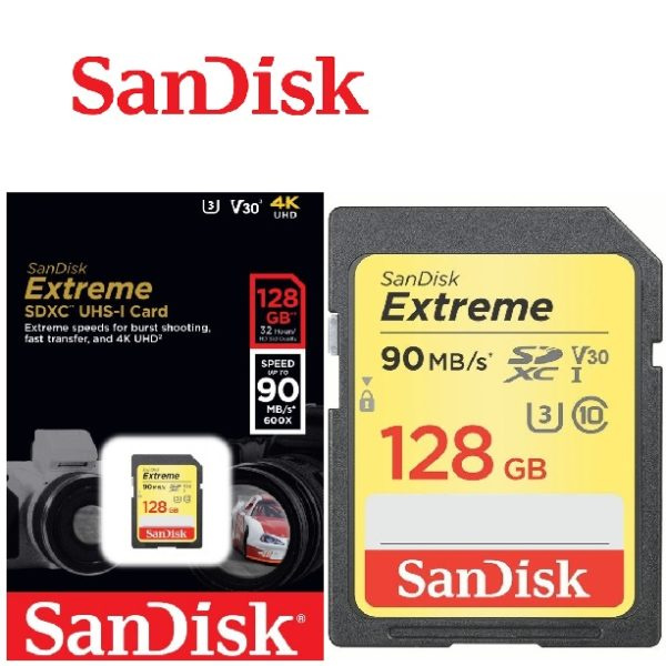 Imagen Memoria SDXC 128Gb Sandisk Extreme 2