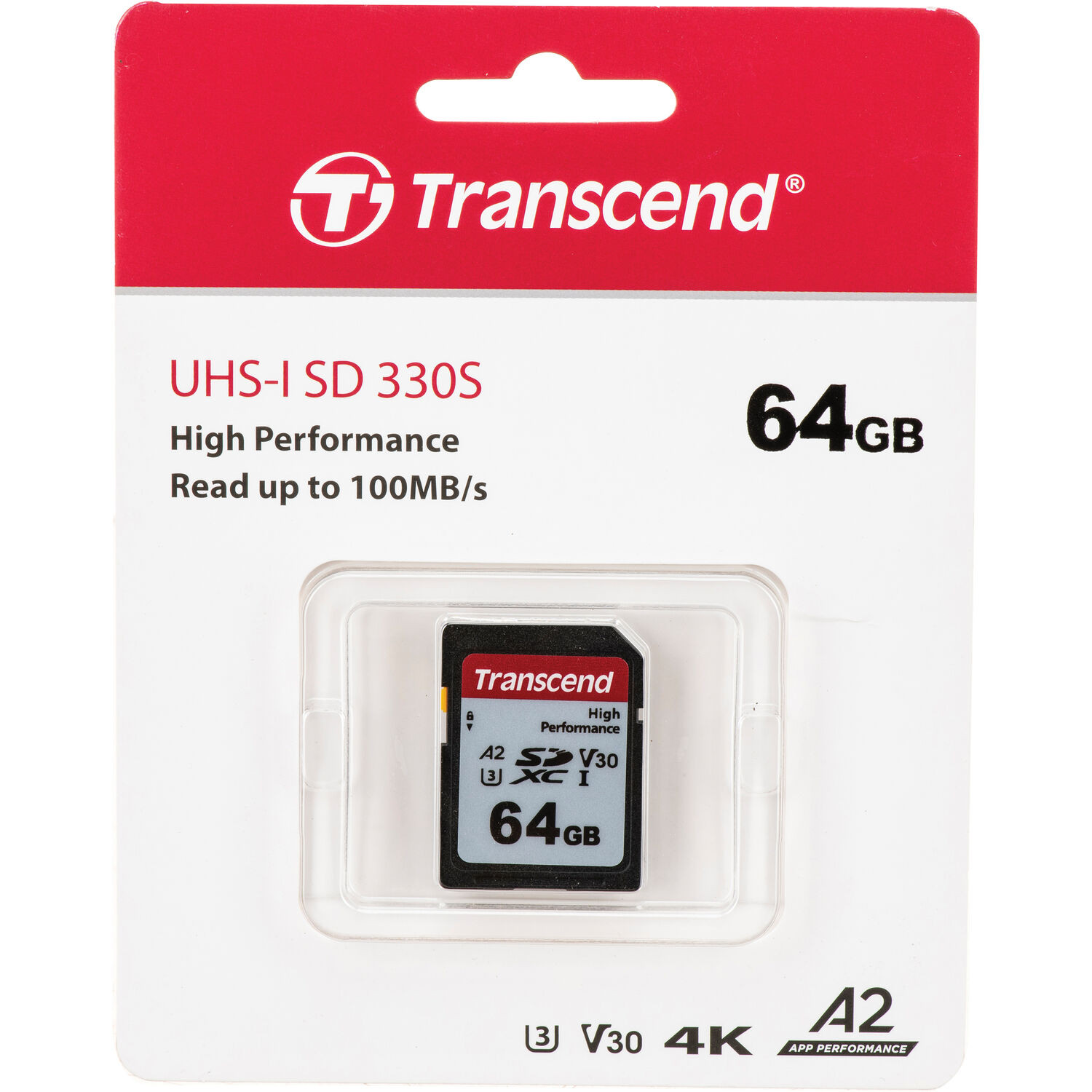 Imagen Memoria Transcend deb 64GB SDXC 330S UHS-I Clase 10