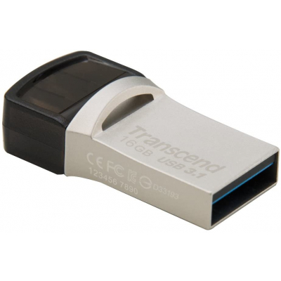 ImagenMemoria Transcend JetFlash 890S -  OTG de 16 GB, USB 3.1 tipo C