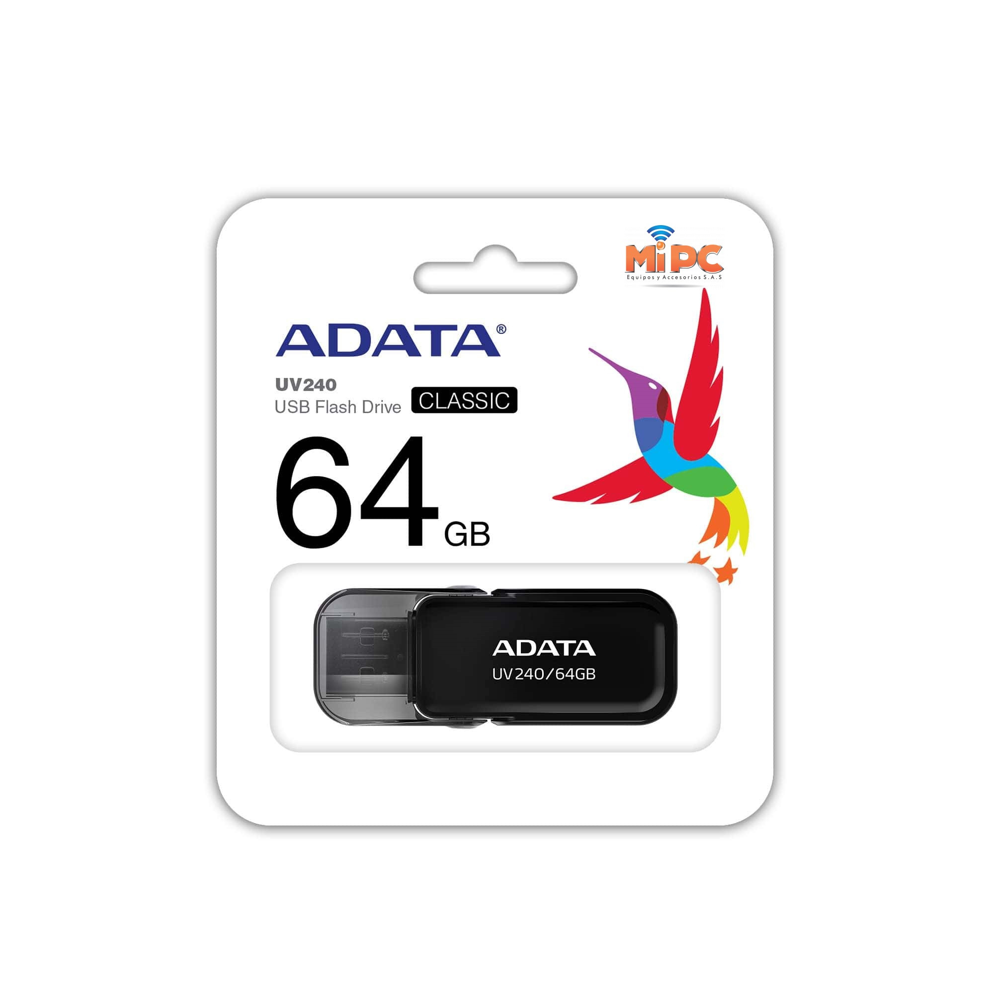 Imagen MEMORIA USB ADATA UV240 64GB 1
