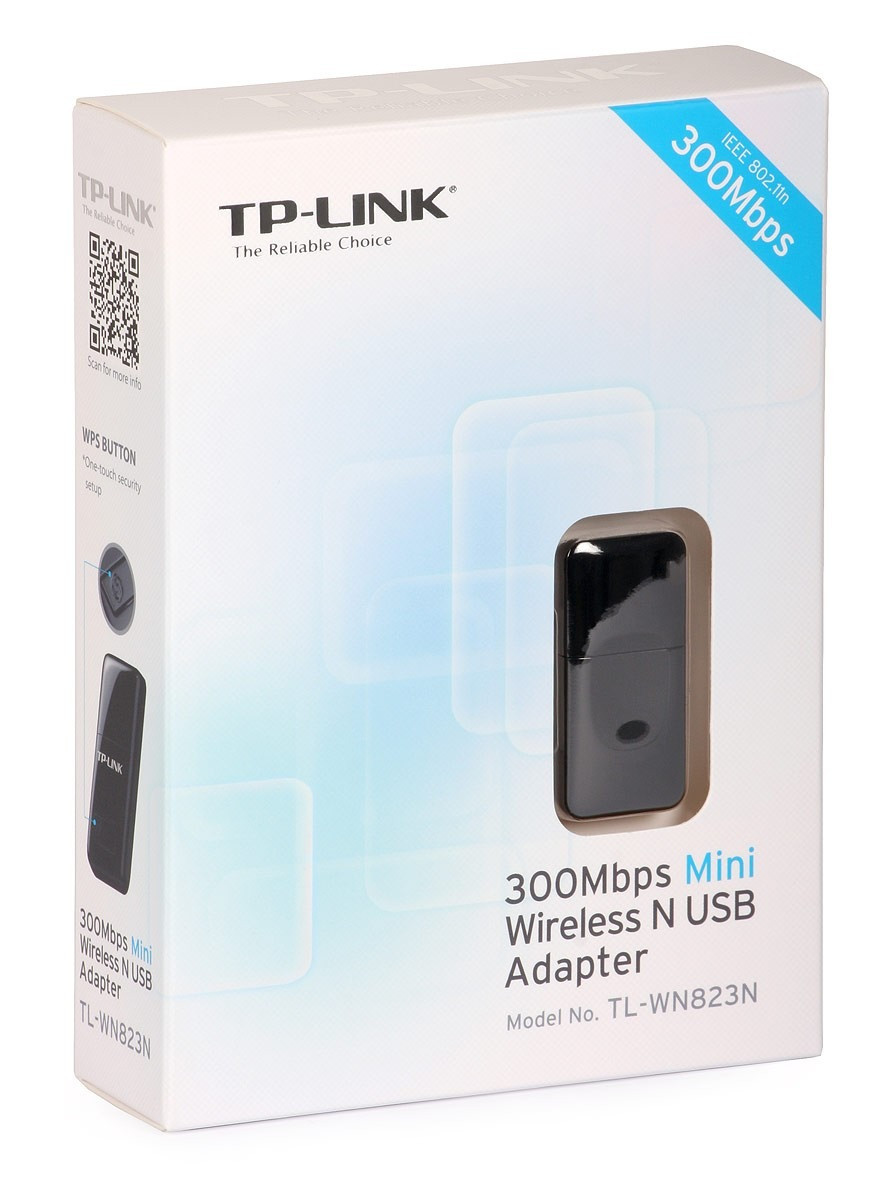 Imagen Mini Adaptador USB inalámbrico  300Mbps 1