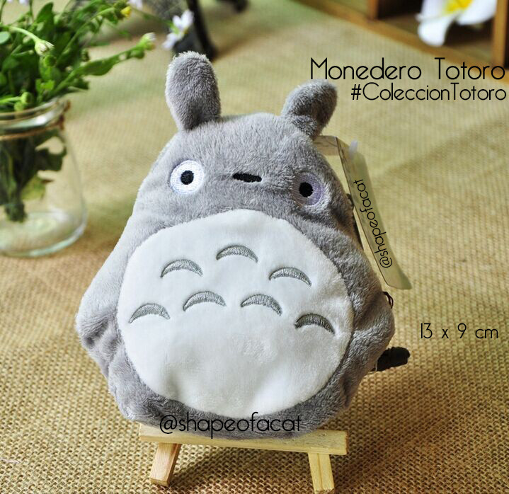Prueba de Derbeville equilibrar Separación Monedero Totoro peludo: Monedero Totoro 2 Shape of a Cat