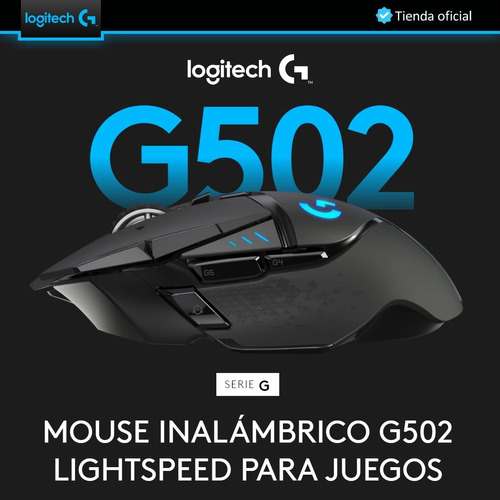 Imagen Mouse Gamer G502 Lightspeed Logitech 2