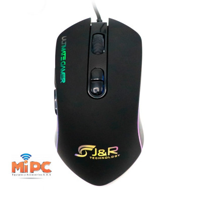 ImagenMouse GAMER J&R RGB + Obsequio Pad Mouse ... MGJR-041