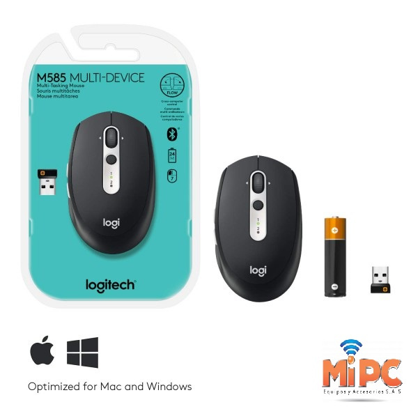 Imagen Mouse Inalambrico Bluetooth Logitech M585 MULTI-DEVICE 1
