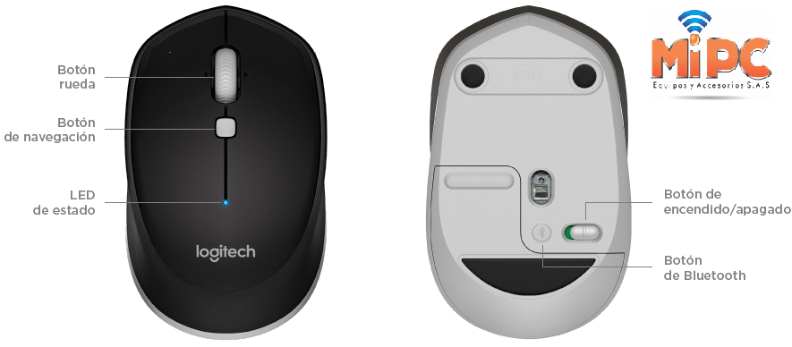Imagen Mouse Logitech M535 Bluetooth 5